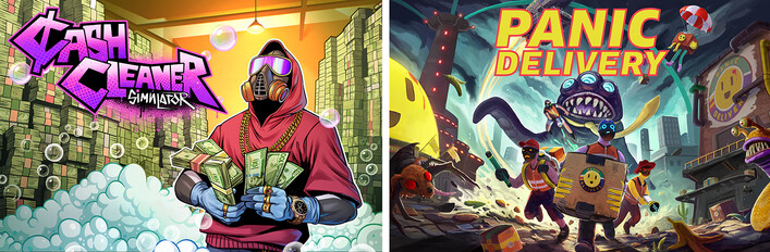 Panic Delivery x Cash Cleaner Simulator