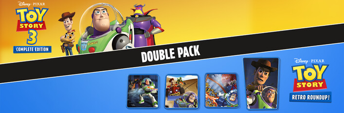 Disney/Pixar Toy Story: Retro Roundup! + Toy Story 3 Complete Edition Double Pack