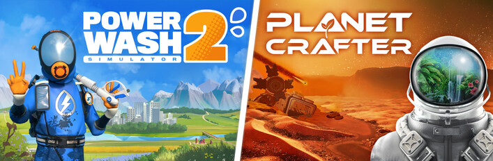 PowerWash Simulator 2 x The Planet Crafter