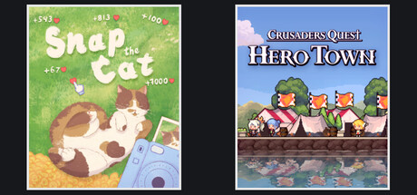 Snap the Cat + Crusaders Quest : Hero Town