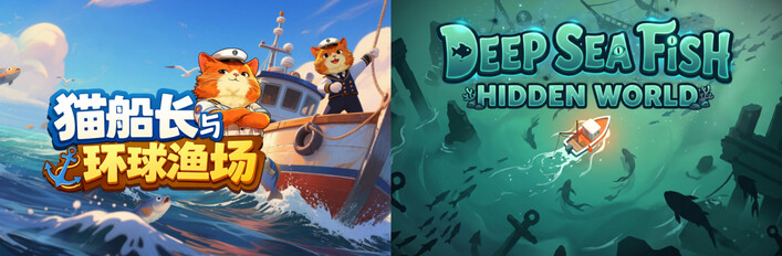 猫船长与环球渔场 + Deep Sea Fish: Hidden World