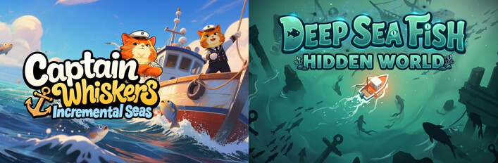 Captain Whiskers: Incremental Seas + Deep Sea Fish: Hidden World