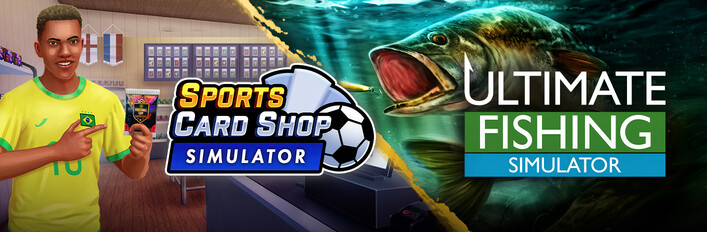 Sports Card Shop Simulator x Ultimate Fishing Simulator