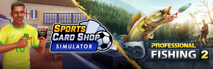 Sports Card Shop Simulator x Professional Fishing 2