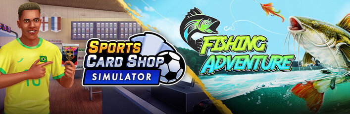 Sports Card Shop Simulator x Fishing Adventure
