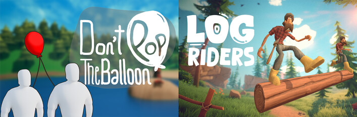 Don't Pop The Balloon + Log Riders