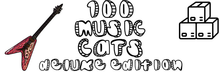100 Music Cats Deluxe Edition
