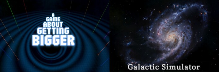 A Game About Getting Bigger & Galactic Simulator