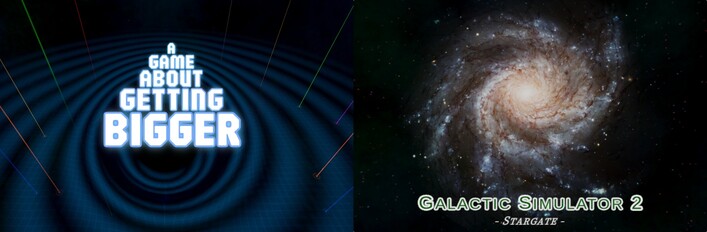 A Game About Getting Bigger & Galactic Simulator 2