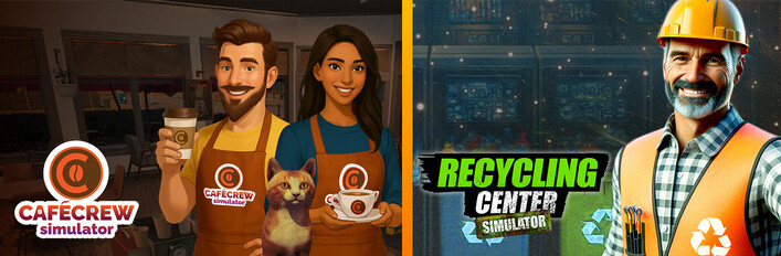 Cafe Crew x Recycling Center Simulator
