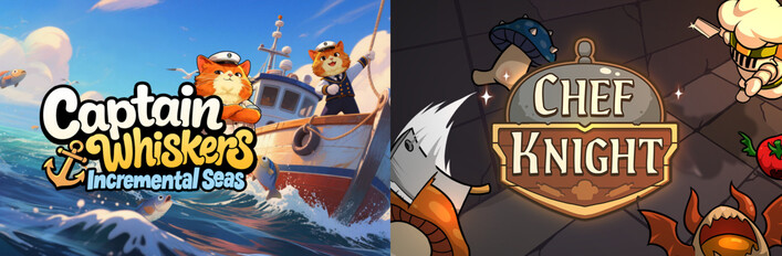 🐱Captain Whiskers: Incremental Seas + Chef Knight🧑‍🍳