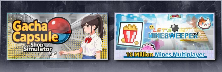 Gacha Capsule Shop Simulator - Akihabara & Let's Minesweeper