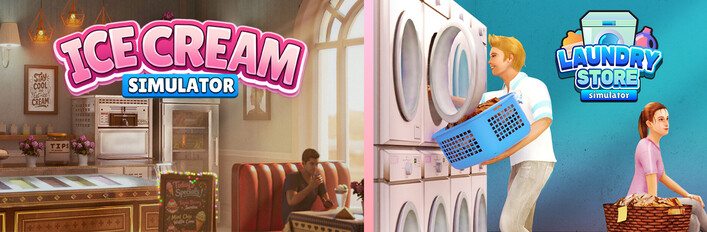 Ice Cream in Laundry Store