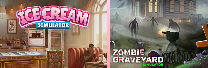 Ice Cream x Zombie Graveyard Simulator
