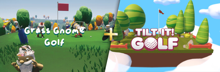 Tilt It! Golf + Grass Gnome Golf
