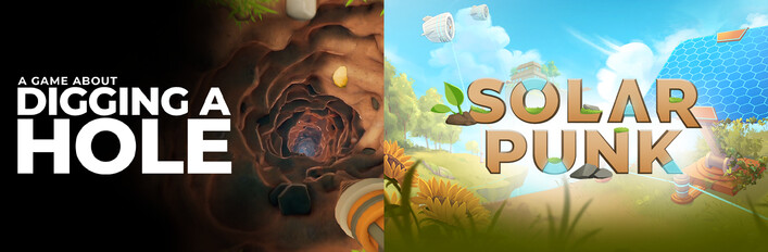 A Game About Digging A Hole X Solarpunk