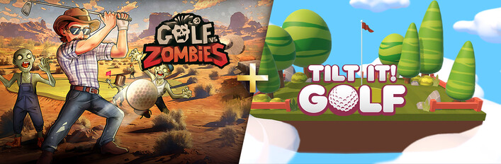 Tilt It! Golf + Golf vs Zombies