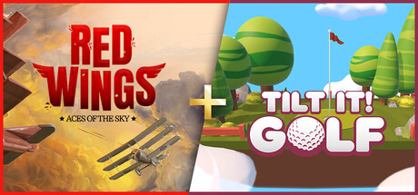 Tilt It! Golf + Red Wings: Aces of the Sky