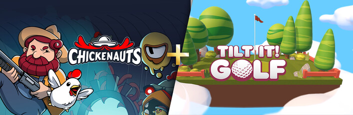 Tilt It! Golf + Chickenauts