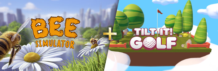 Tilt It! Golf + Bee Simulator