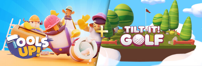 Tilt It! Golf + Tools Up!
