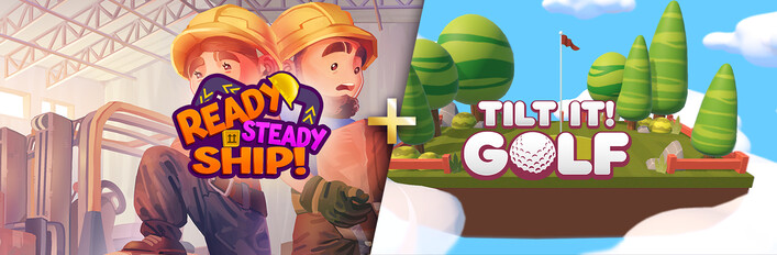 Tilt It! Golf + Ready, Steady, Ship!