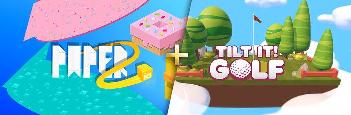 Tilt It! Golf + Paper io 2