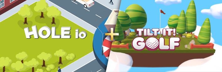Tilt It! Golf + Hole io