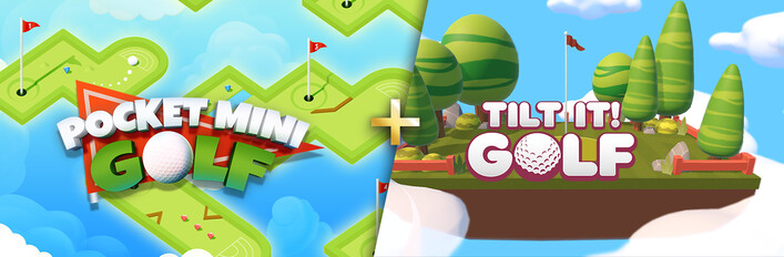 Tilt It! Golf + Pocket Mini Golf