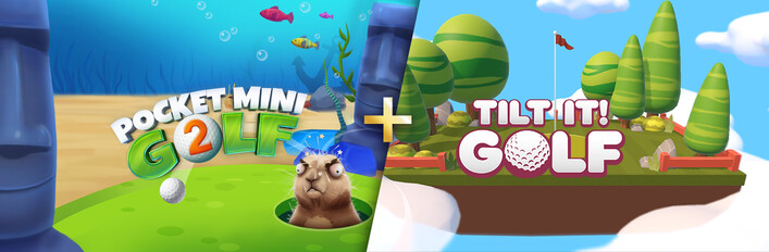 Tilt It! Golf + Pocket Mini Golf 2