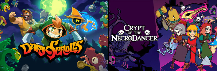 Dark Scrolls x Crypt of the Necrodancer