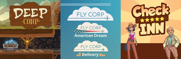 Deep Corp + Fly Corp (+2 DLC) + Check Inn