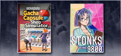 Gacha Capsule Shop Simulator - Akihabara & STONKS-9800: Stock Market Simulator