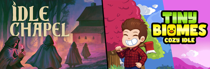 Idle Chapel + Tiny Biomes: Cozy Idle