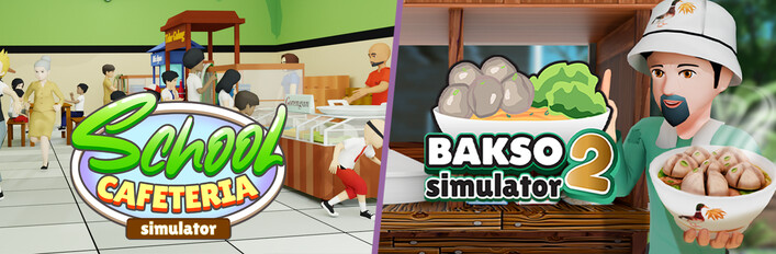 Bakso Simulator 2 x School Cafeteria Simulator