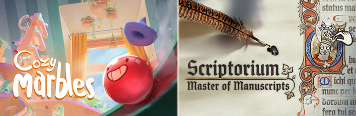 Scriptorium x Cozy Marbles
