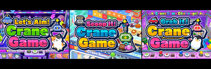 Grab it! + Scoop it! + Let's Aim! Crane Game Bundle