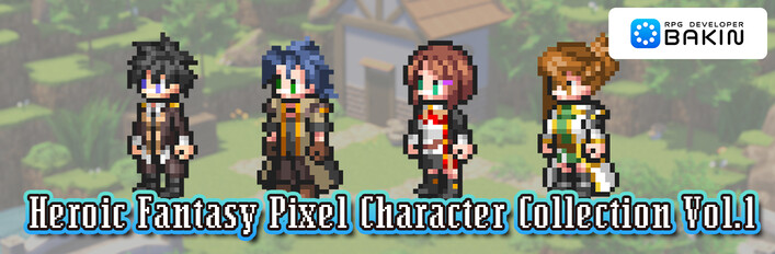 Heroic Fantasy Pixel Character Collection Vol.1