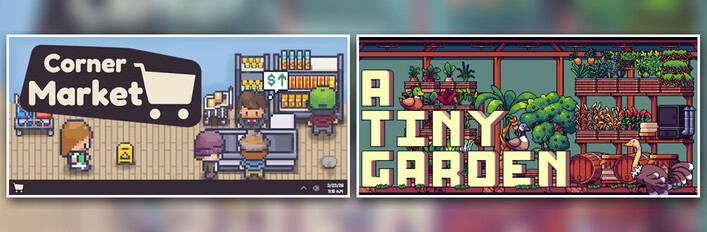 Corner Market & A Tiny Garden