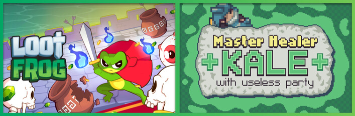 Loot Frog + Master Healer Kale with useless party