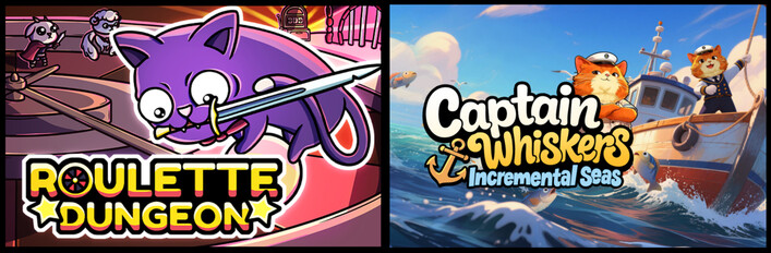 Captain Whiskers: Incremental Seas + Roulette Dungeon