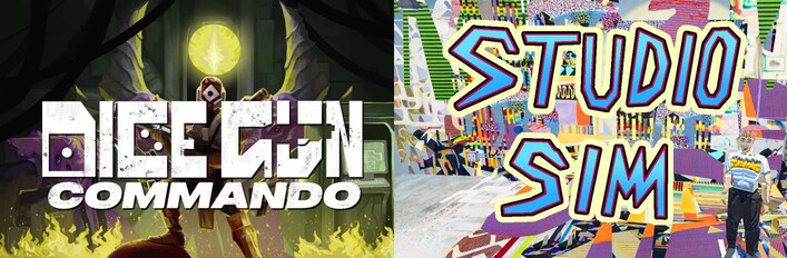 🎨 Studio Sim + Dice Gun Commando 🎲