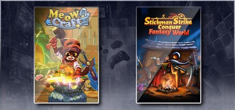 MeowCraft & Stickman Strikes: Conquer Fantasy World