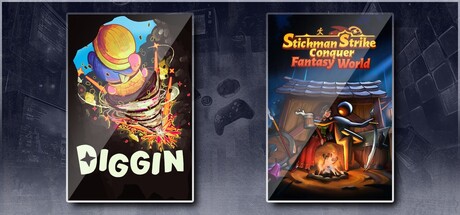 Diggin & Stickman Strikes: Conquer Fantasy World