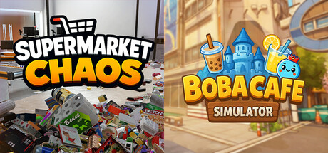 Boba Cafe Simulator × Supermarket Chaos