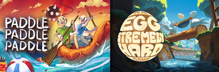 Paddle Paddle Paddle + An Eggstremely Hard Game