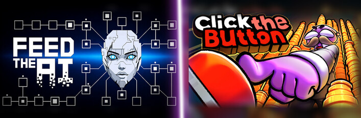Click the Button x FEED THE AI