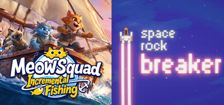 🐱Meow Squad: Incremental Fishing X Space Rock Breaker🪐