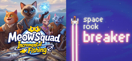 🐱Meow Squad: Incremental Fishing X Space Rock Breaker🪐