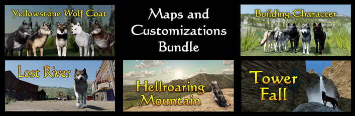 WolfQuest DLC Maps and Customizations